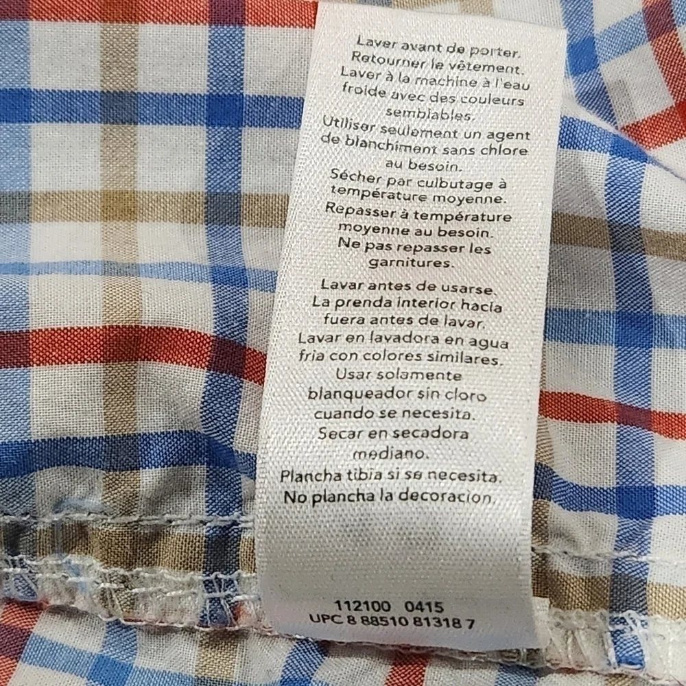Carter's Toddler Boys Plaid Collared Button Down Dress Shirt, Size 12M